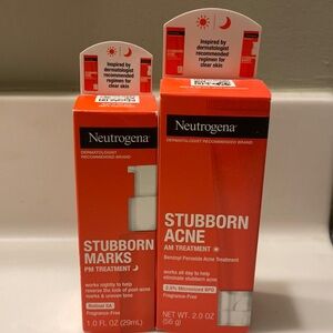 Neutrogenia stubborn acne am and stubborn marks pm